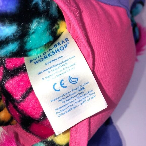 BUILD A Bear Giraffe Rainbow plush stuff animal - Picture 4 of 6